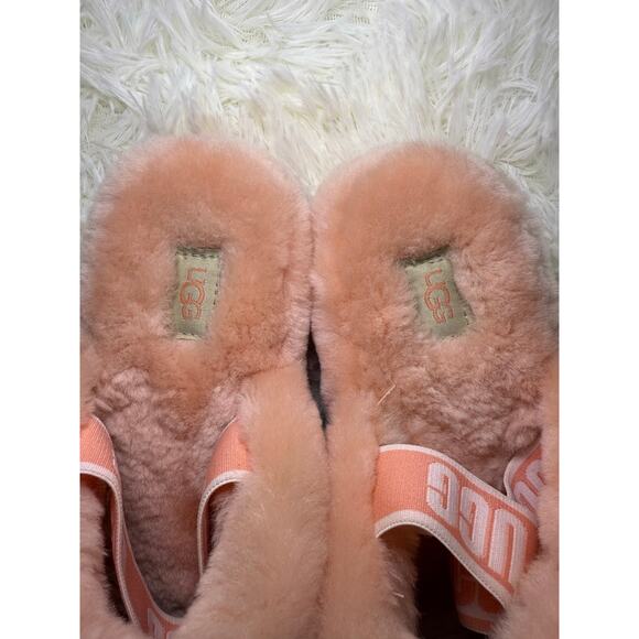 UGG Fluff Yeah Slide – Peach Fuzz - Picture 10 of 11